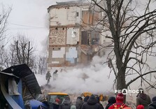 Наслідки ракетного удару по Київському району Харкова 23 січня 2024 року