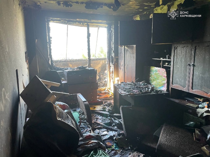 Новини Харкова: як гасили пожежу на вулиці Зубарєва