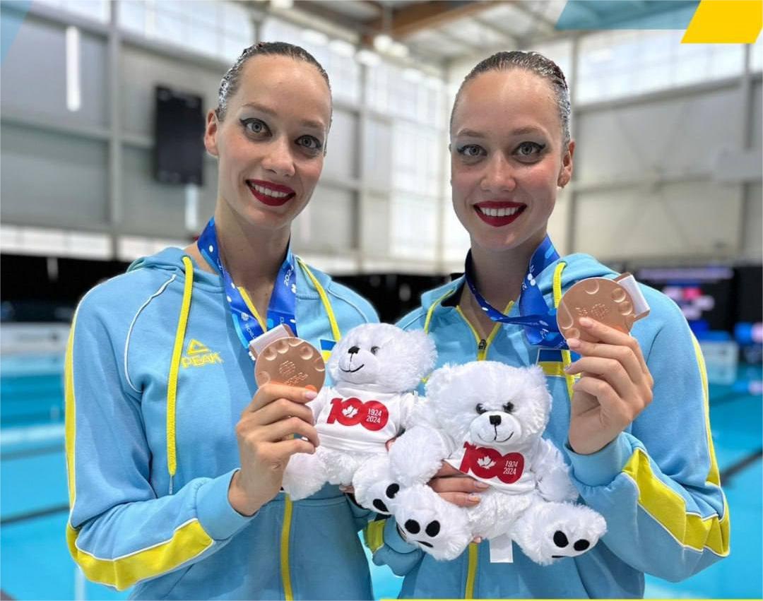 Марина та Владислава Алексіїви здобули бронзові нагороди на етапі Кубка світу з артистичного плавання.