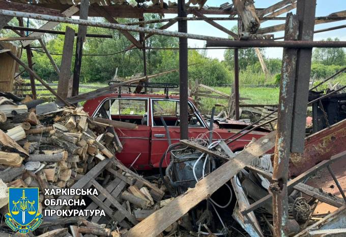наслідки ворожого авіаудару по Харкову
