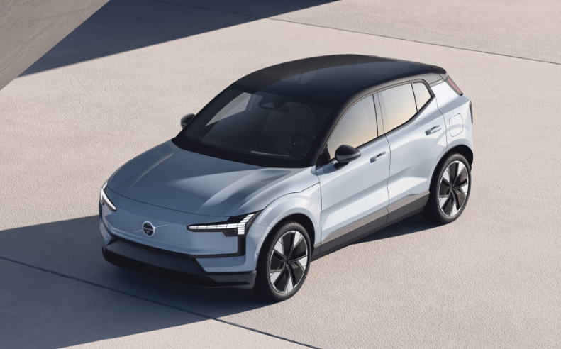 Зображення передньої частини даху Volvo EX30