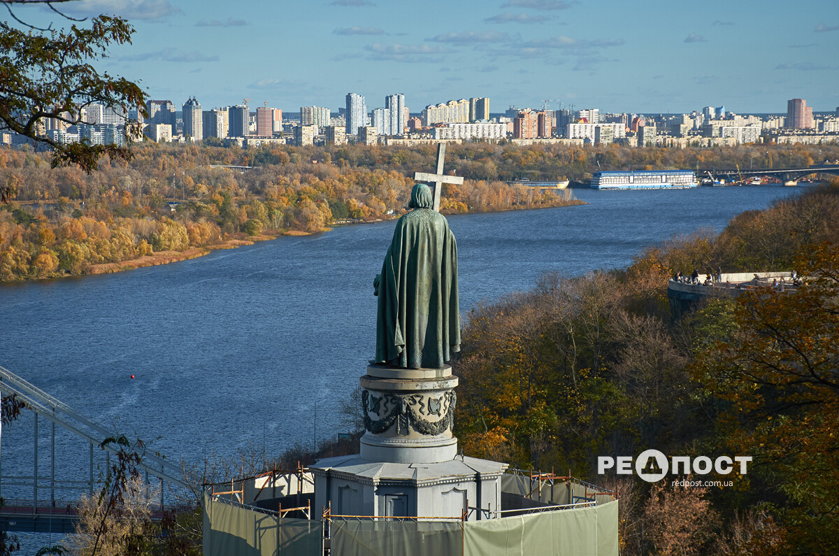 Київ, осінь, Дніпро