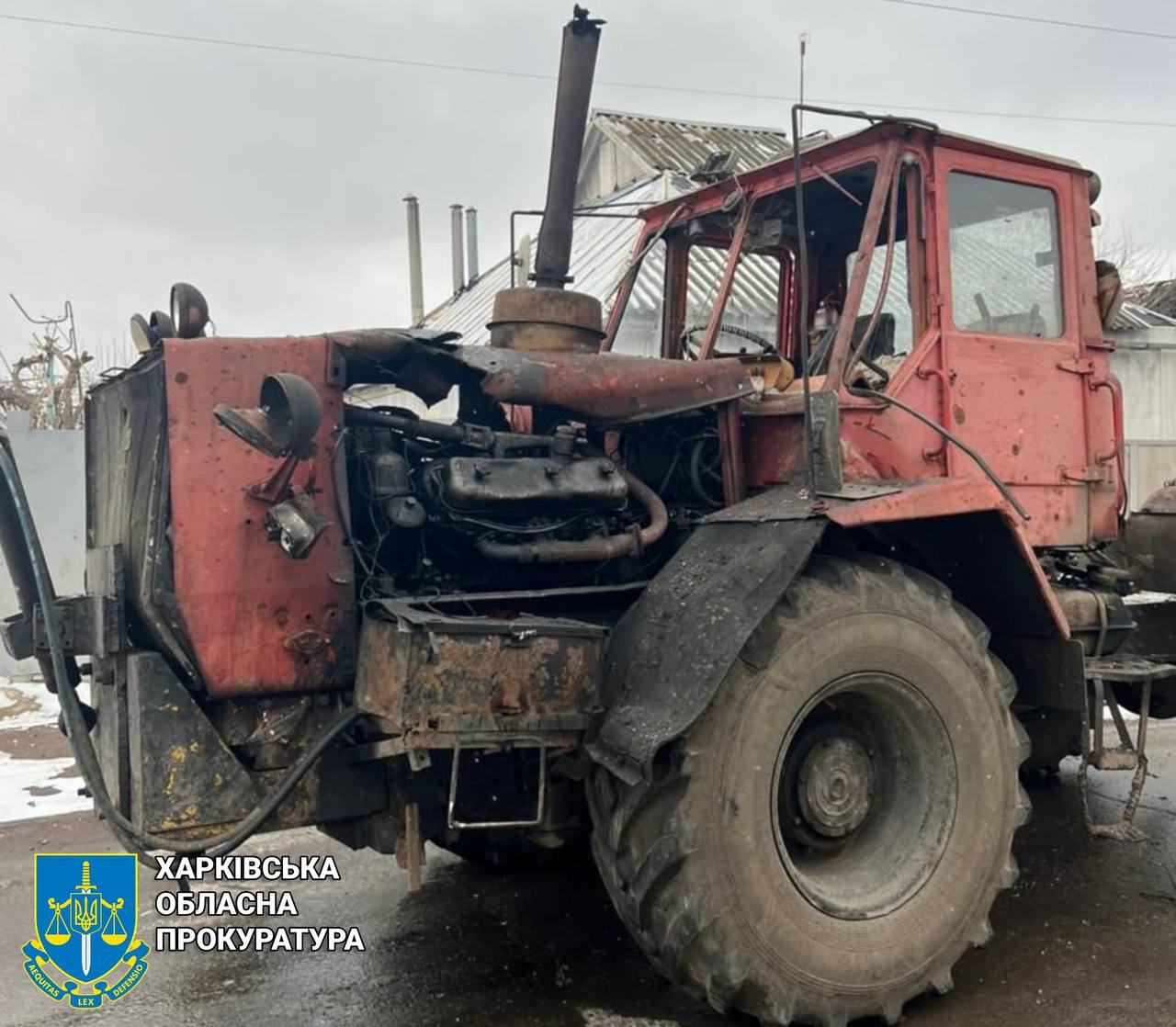 У Куп'янську водій трактора постраждав через ворожий дрон