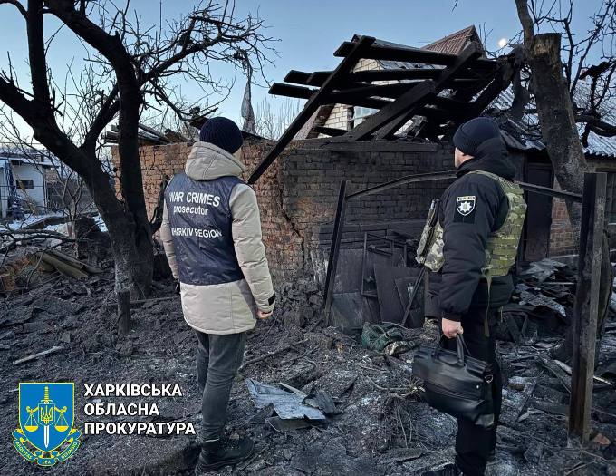 наслідків удару БпЛА «Герань-2»