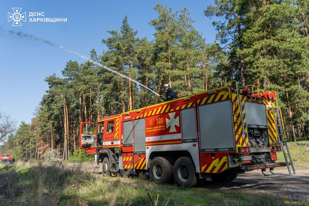 Новини Харкова: ліквідовано лісову пожежу в Балаклійському лісництві