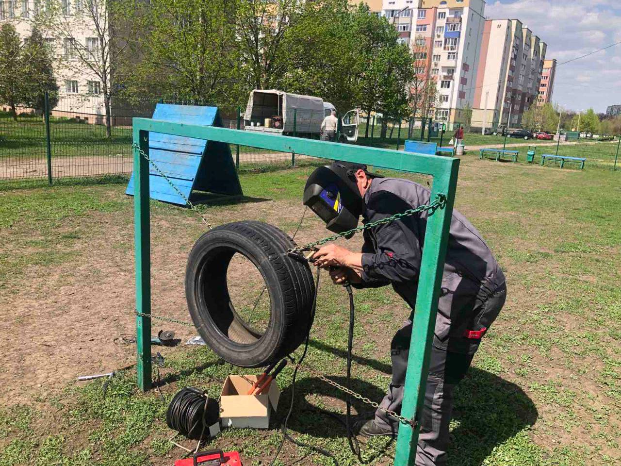 Оновлено майданчики для дресирування на вулицях міста: Новини Харкова