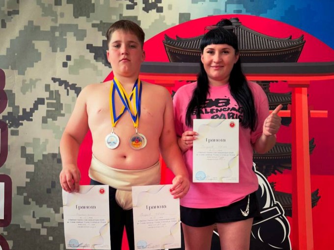 Харків’янин Євген Грицьков здобув три медалі на Чемпіонаті України з сумо