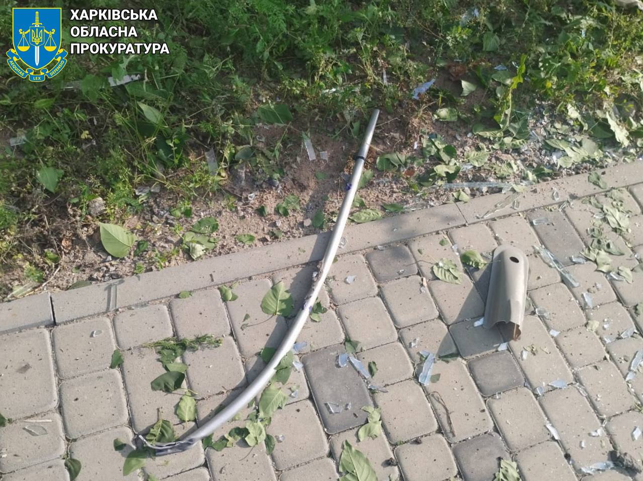 Прокурори зафіксували наслідки ворожої атаки БпЛА по Чугуївському району