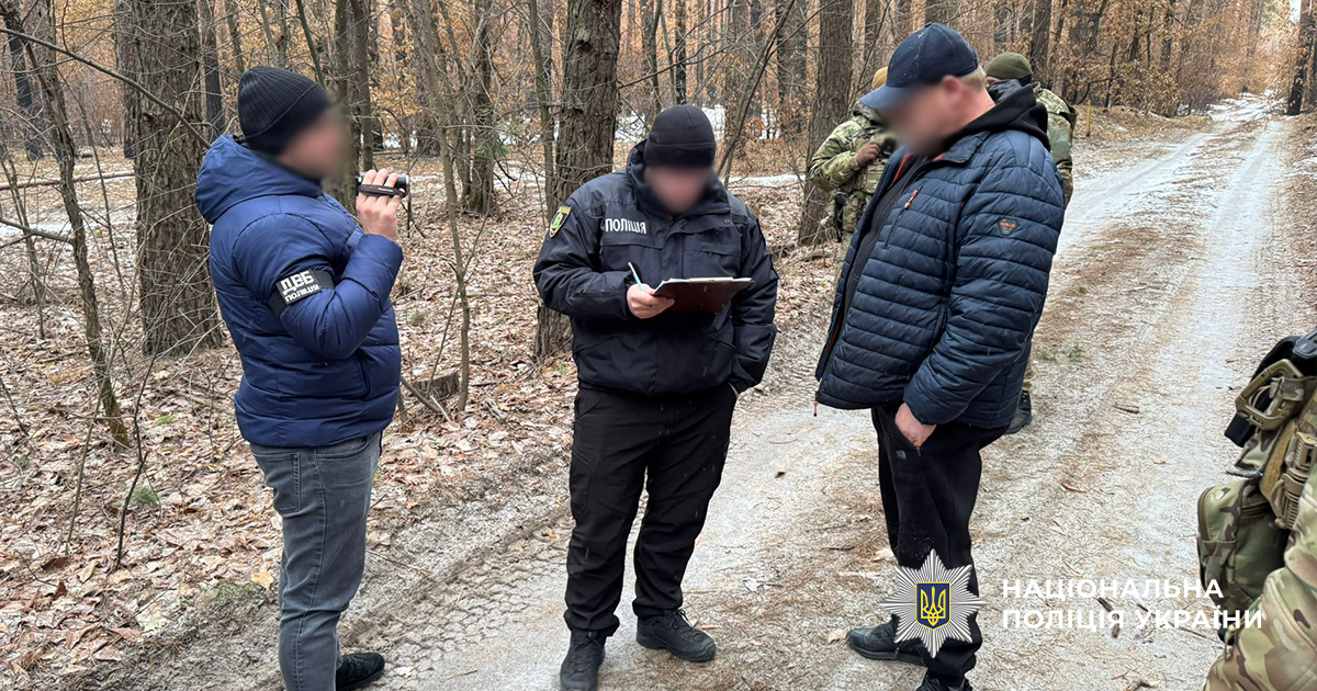 На Харківщині група осіб вирубувала вікові дерева з метою подальшої реалізації