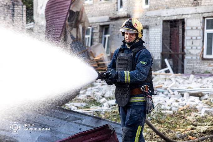 Пожежі в Харкові після удару БпЛА