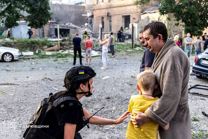 Пожежі в Харкові після удару БпЛА