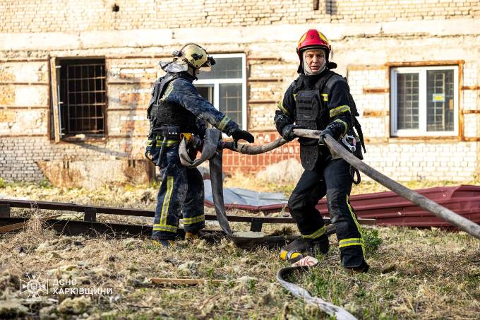 Пожежі в Харкові після удару БпЛА