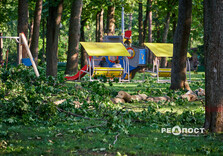 Що наробила стихія в парках Харкова (фото)