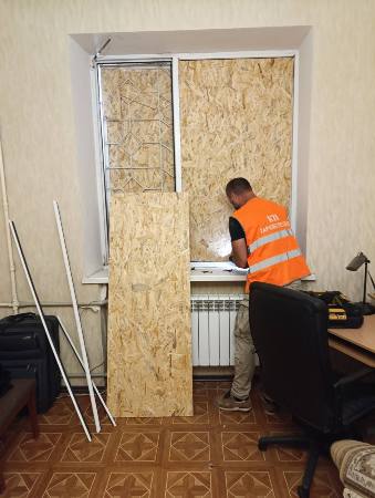 У Харкові за тиждень відновили контури та покрівлі 39 пошкоджених будинків