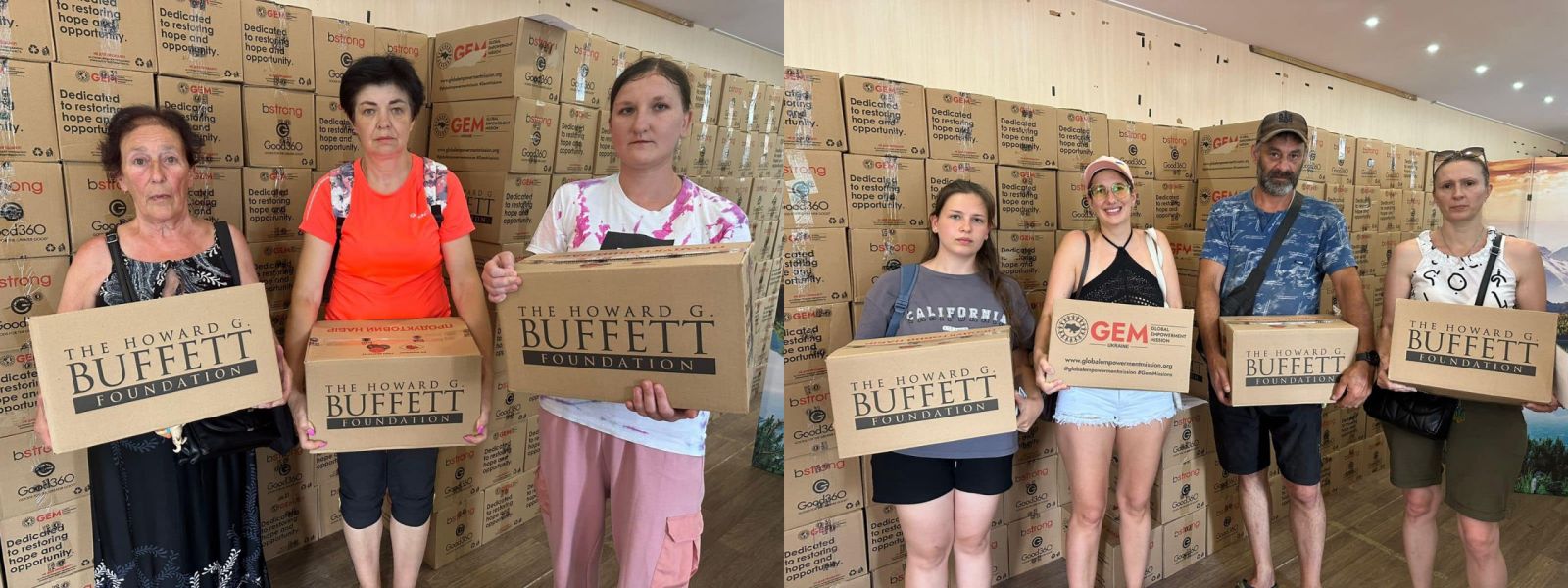 Надала допомогу родинам міста американська організація Global Empowerment Mission: Новини Харкова