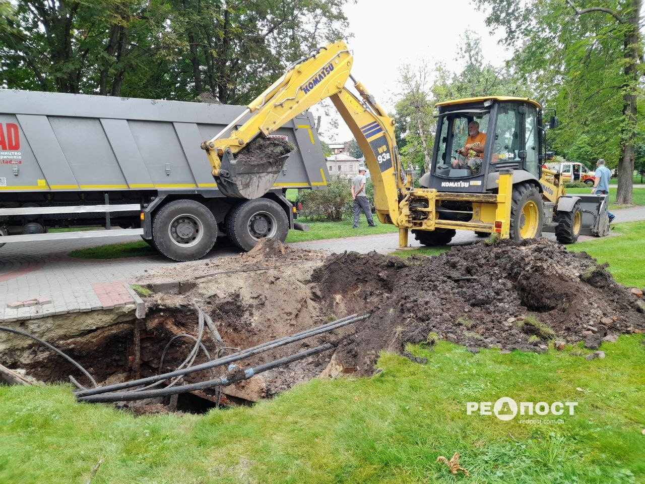 У центрі Харкова після зсуву ґрунту виявили підземні ходи