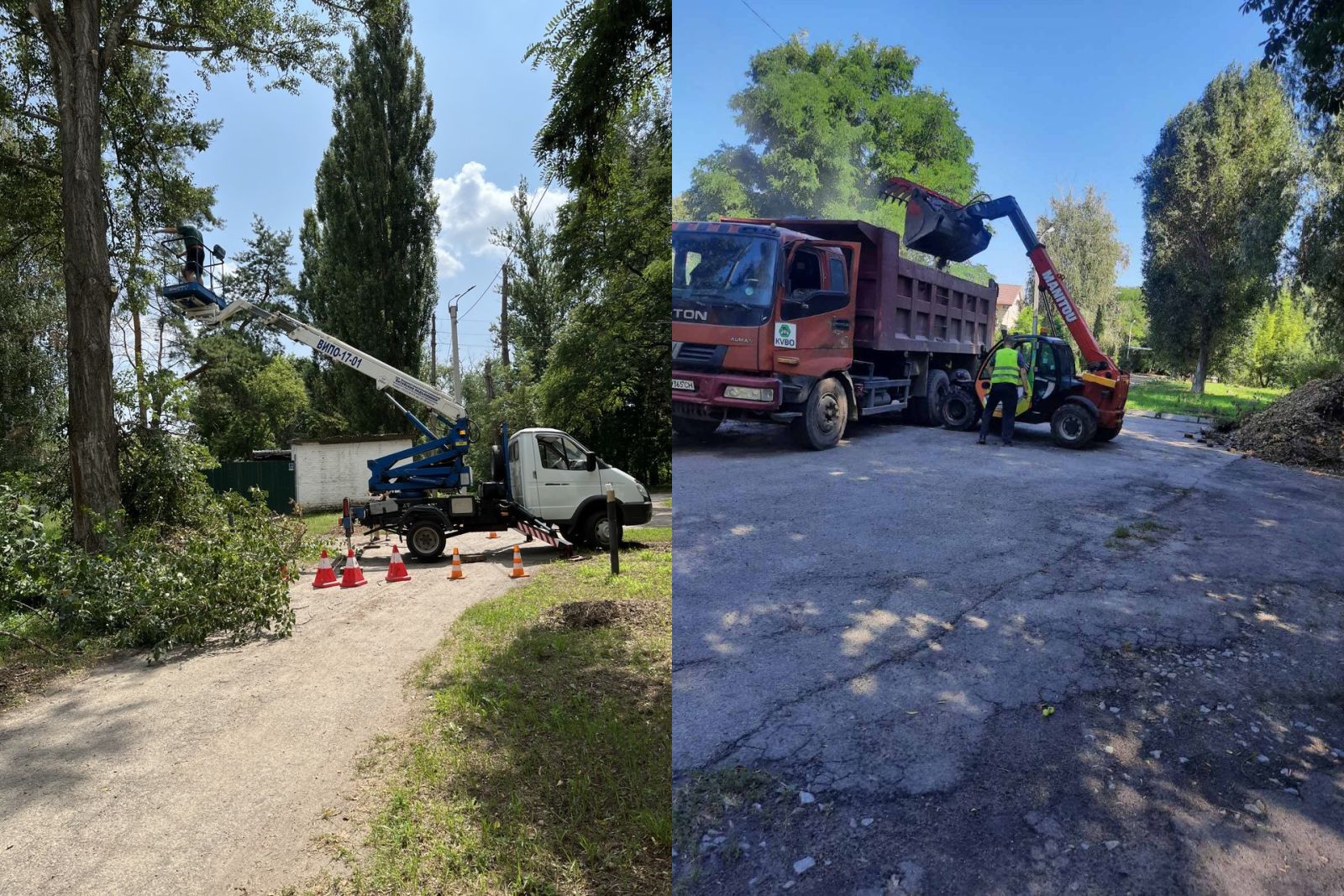 Впорядковують парки міста комунальники: Новини Харкова