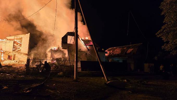 в Балаклії дрони пошкодили житлові та нежитлові будівлі