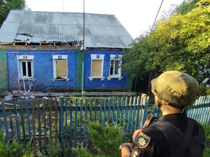 наслідки обстрілу харківської області