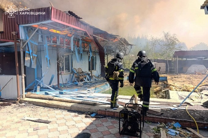 Реактивний обстріл села Підлиман
