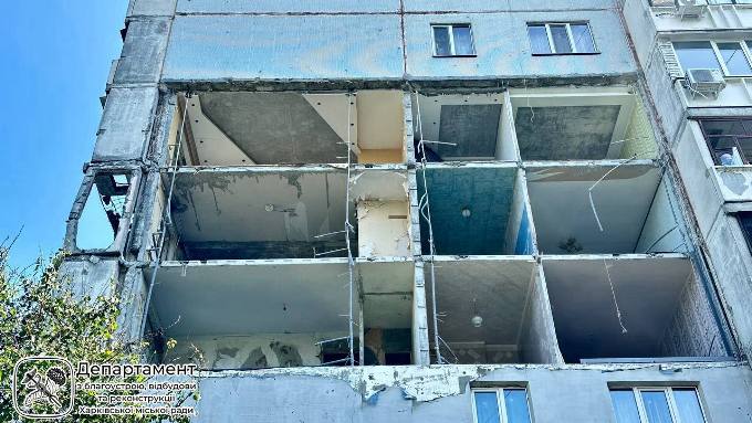 Північна Салтівка: у Харкові відновлюють багатоповерхівку на вул. Соборності України
