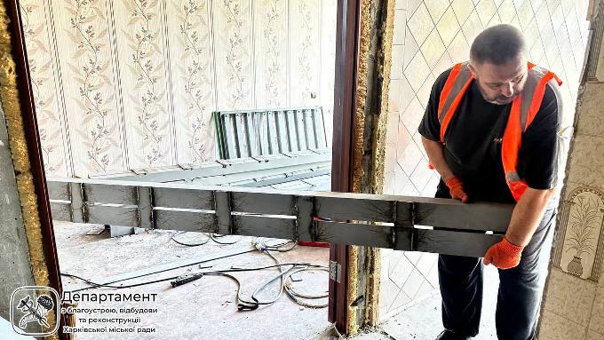 Північна Салтівка: у Харкові відновлюють багатоповерхівку на вул. Соборності України