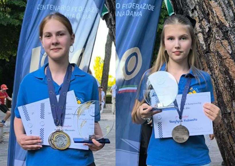 Перемогли та стали призерками чемпіонату Європи шашистки: Новини Харкова