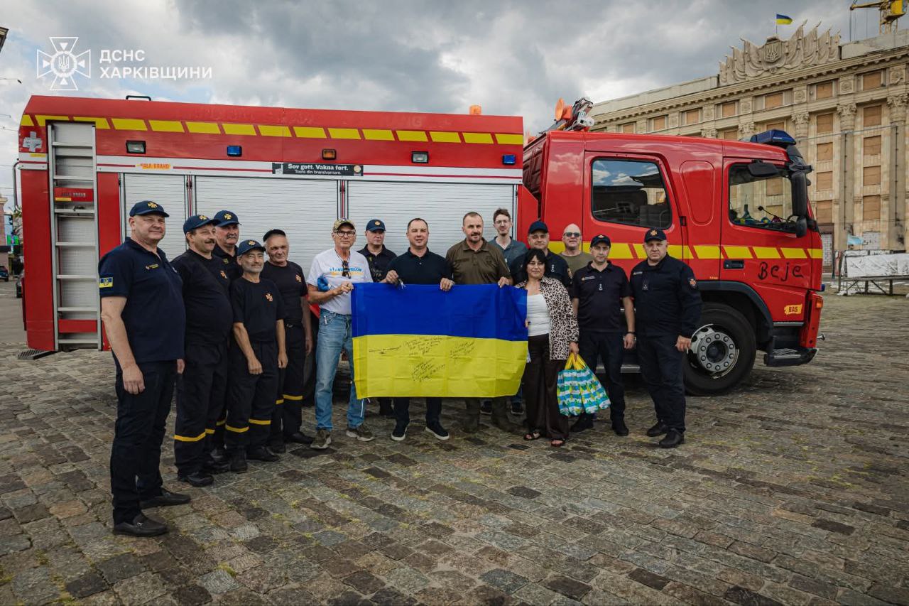 Шведські партнери допомогли харківським пожежникам