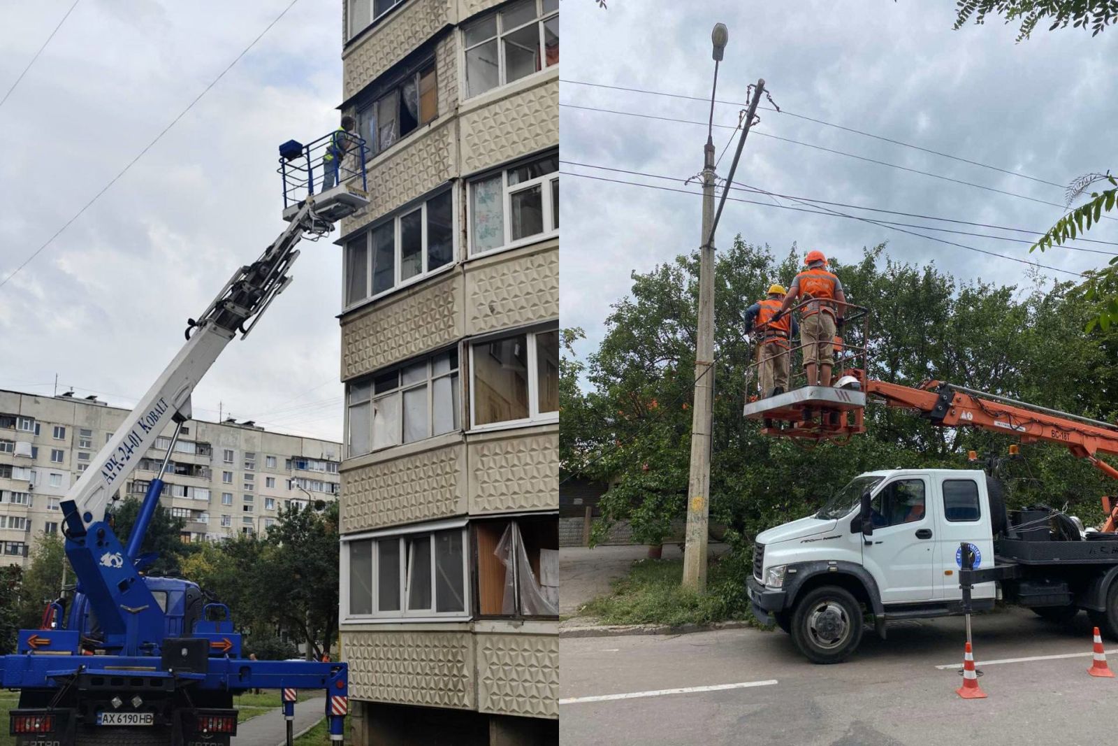 Тривають роботи з ліквідації наслідків ворожих атак, які сталися вночі: Новини Харкова