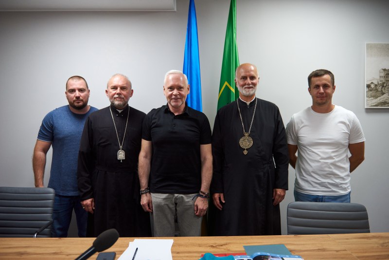 Провів зустріч з митрополитом-архієпископом Української католицької архієпархії Філадельфії Борисом Ґудзяком Ігор Терехов: Новини Харкова