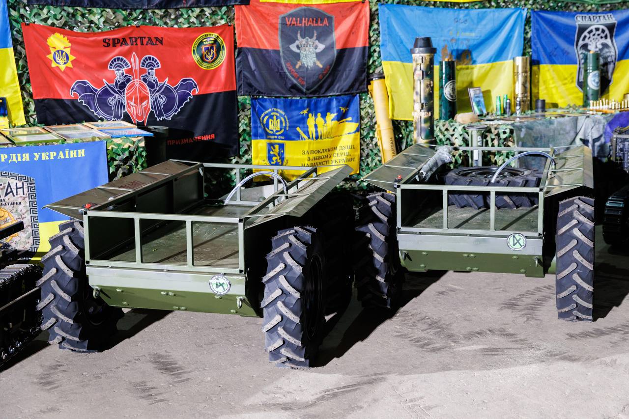 На Харківщині військовим переделали наземні дрони для рятування поранених