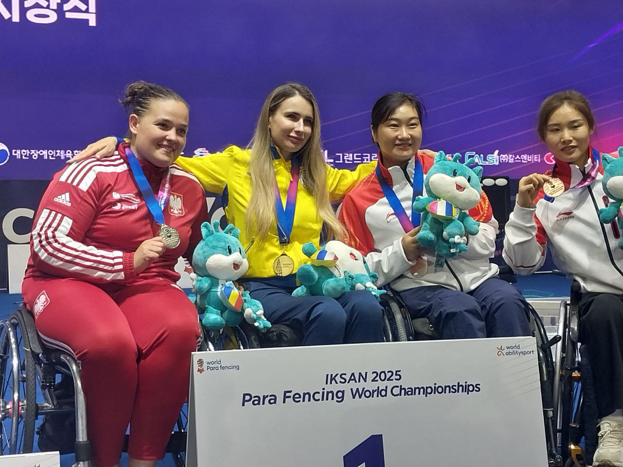 Харків’янка виборола золото чемпіонату світу з фехтування на візках