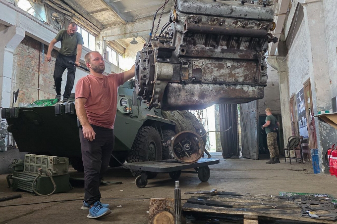 Ремонт і захист техніки у 5-й Слобожанській бригаді «Скіф»