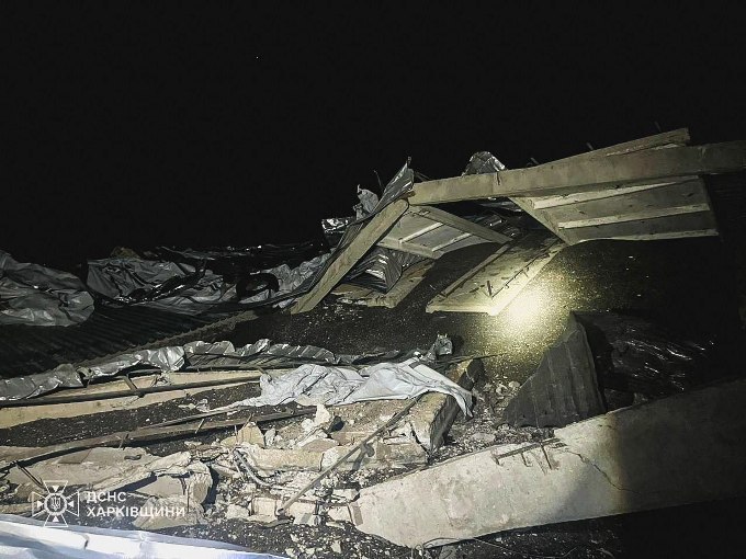 Куп’янський район – рятувальники загасили пожежу після атаки дронів рф