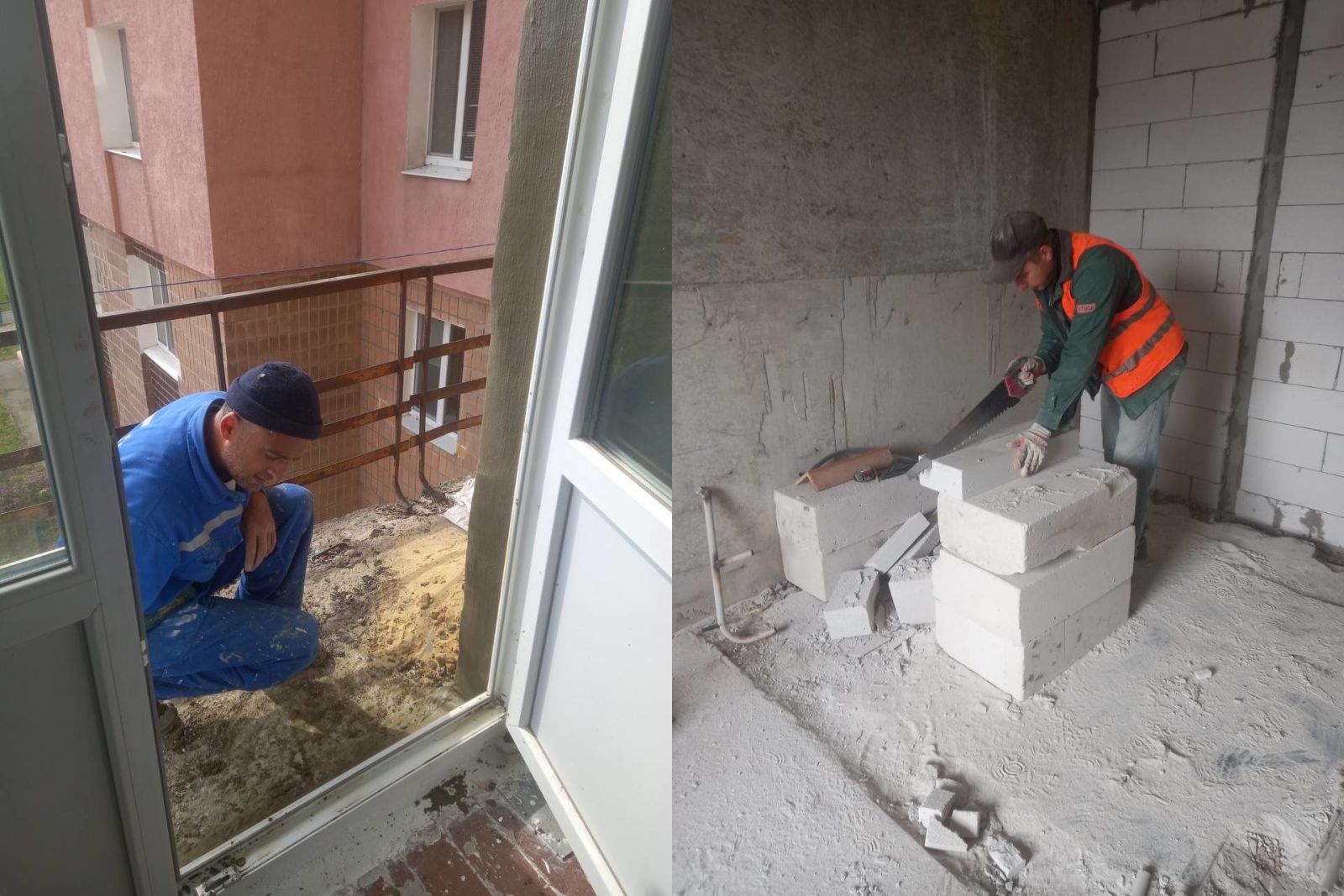 Відновлюють постраждалі від обстрілів будинки комунальники: Новини Харкова
