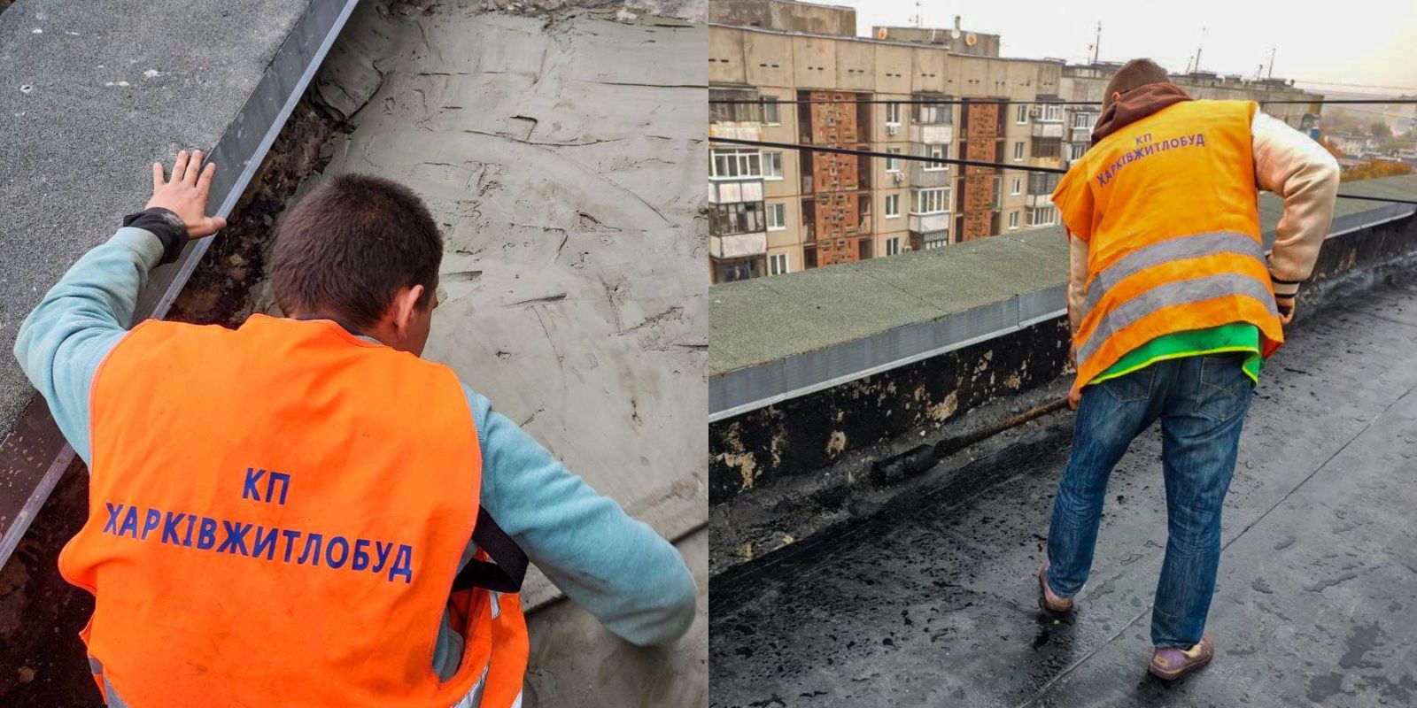 Полагодили дахи десятків будинків міста комунальники: Новини Харкова