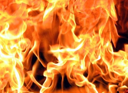 На Харківщині під час пожежі постраждав чоловік