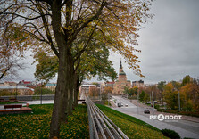 Похмурий осінній день у Харкові (фото)