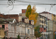 Похмурий осінній день у Харкові (фото)