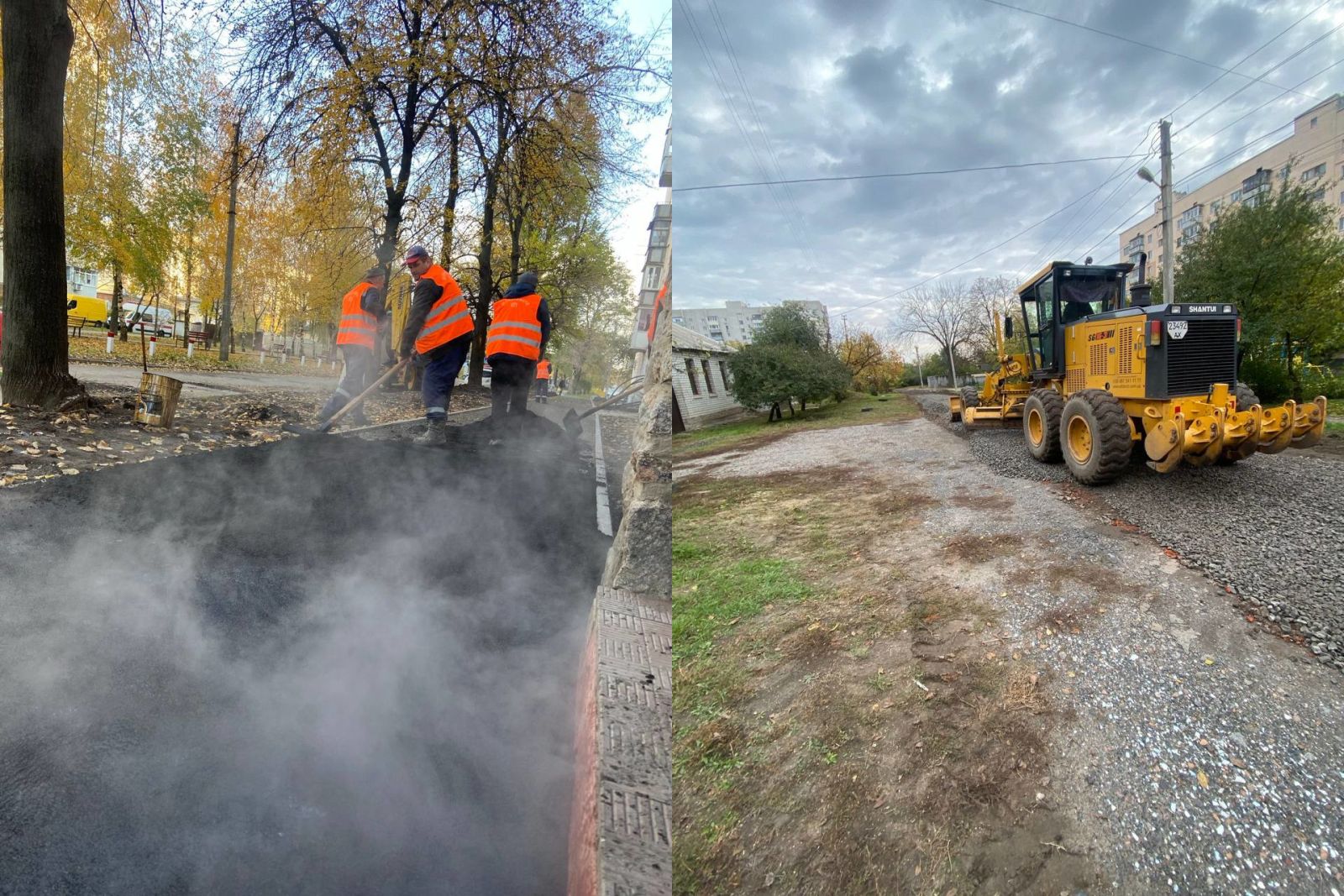 Оновлюють тротуари міста комунальники: Новини Харкова