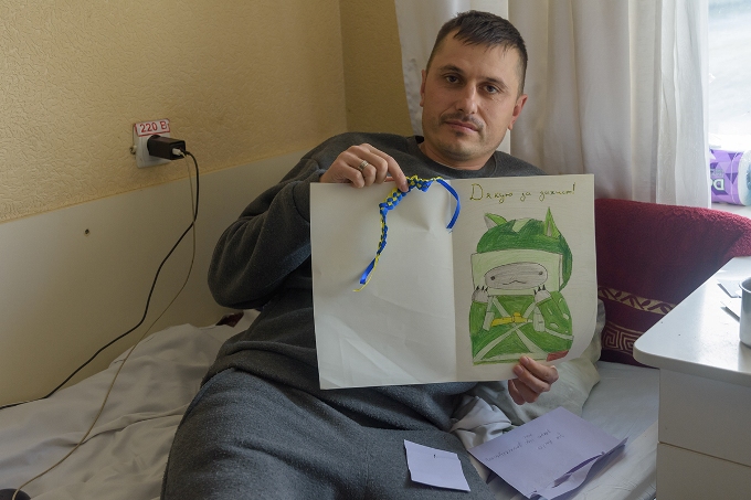 Діти України надіслали малюнки та листи підтримки Слобожанській бригаді «Скіф»
