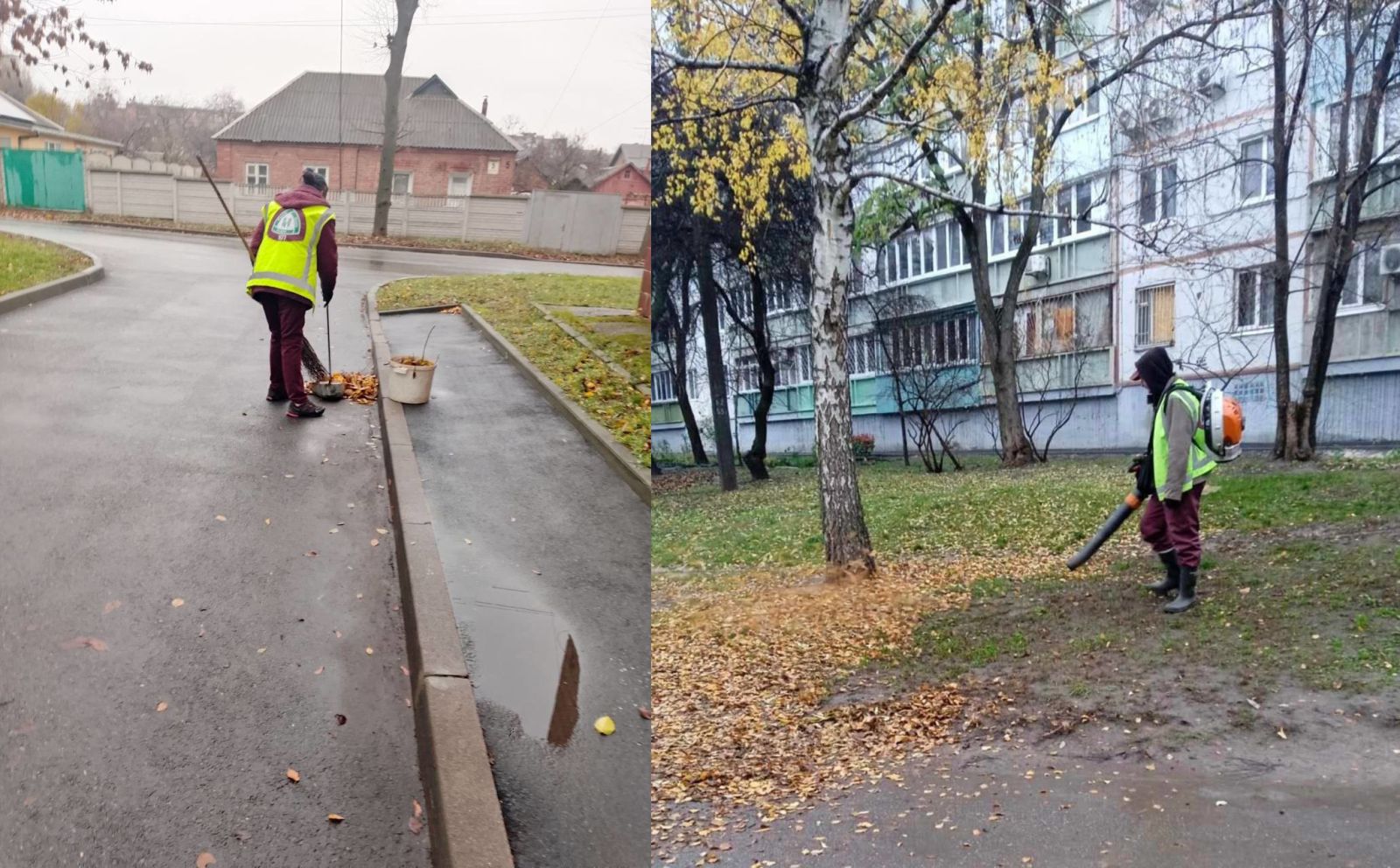 Впорядковують двори міста комунальники: Новини Харкова