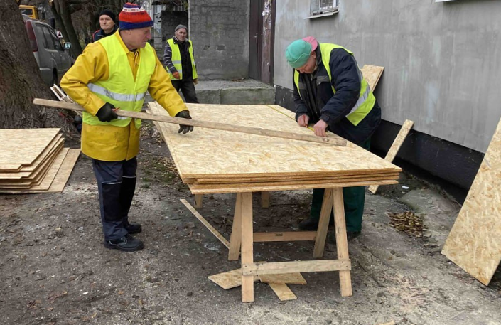 Ліквідація наслідків обстрілу Харкова триває