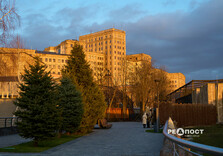 Красивий захід сонця у Харкові (фото)