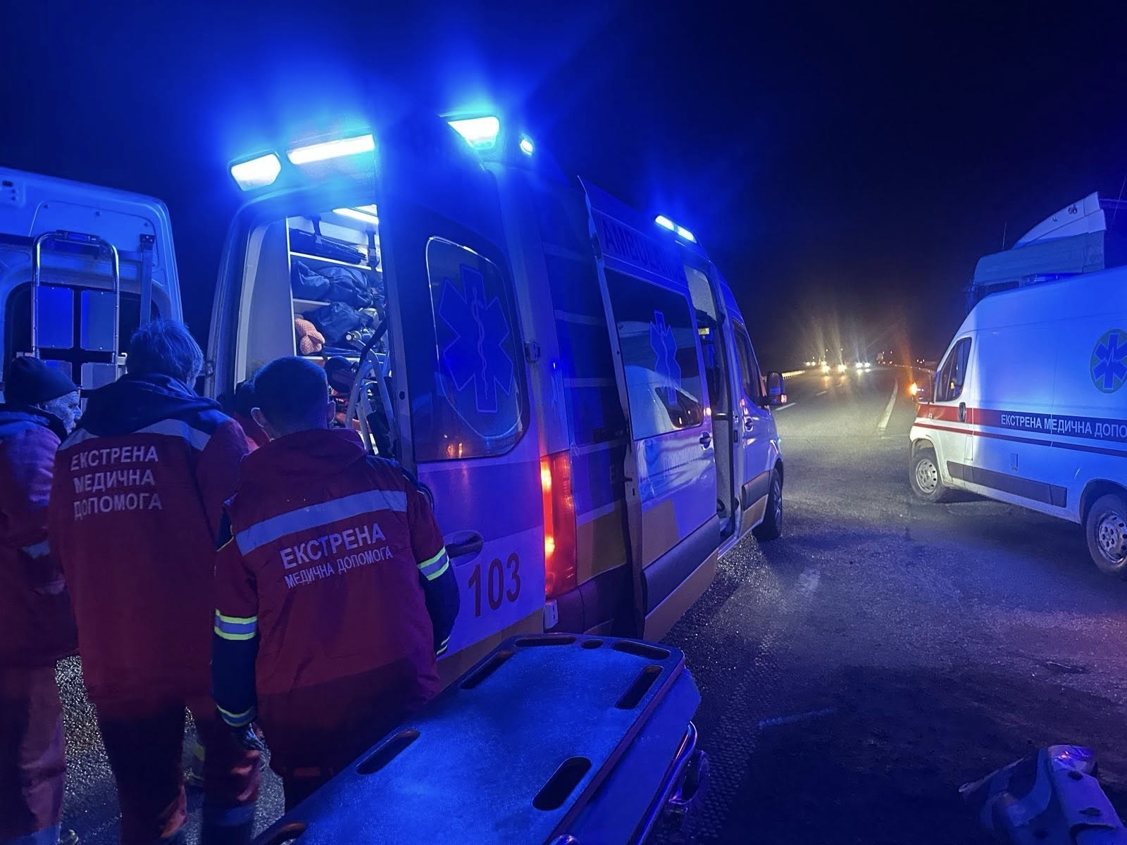 Харківські медики надали на допомогу постраждалим у ДТП у Полтавській області
