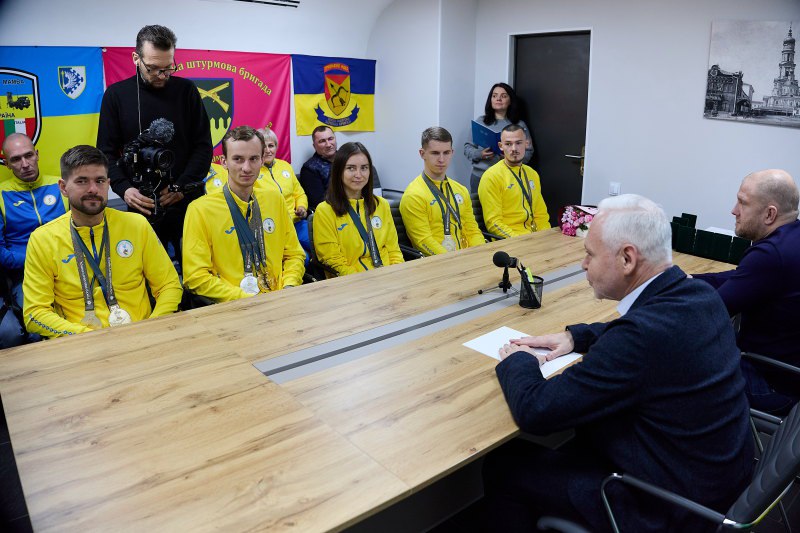 Терехов привітав харківських чемпіонів Дефлімпійських ігор 2025 року