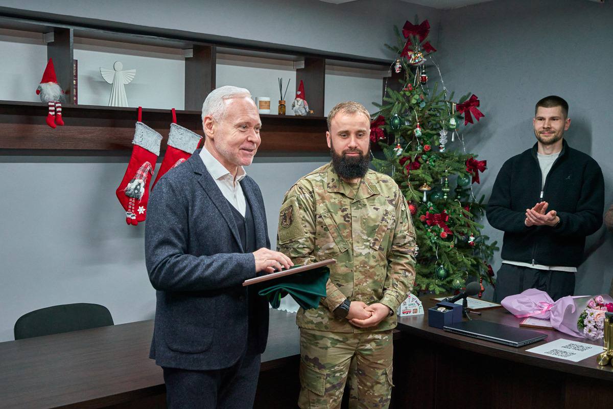 Щиро дякую вам за вашу службу і за те, що захищаєте Харків! - Ігор Терехов