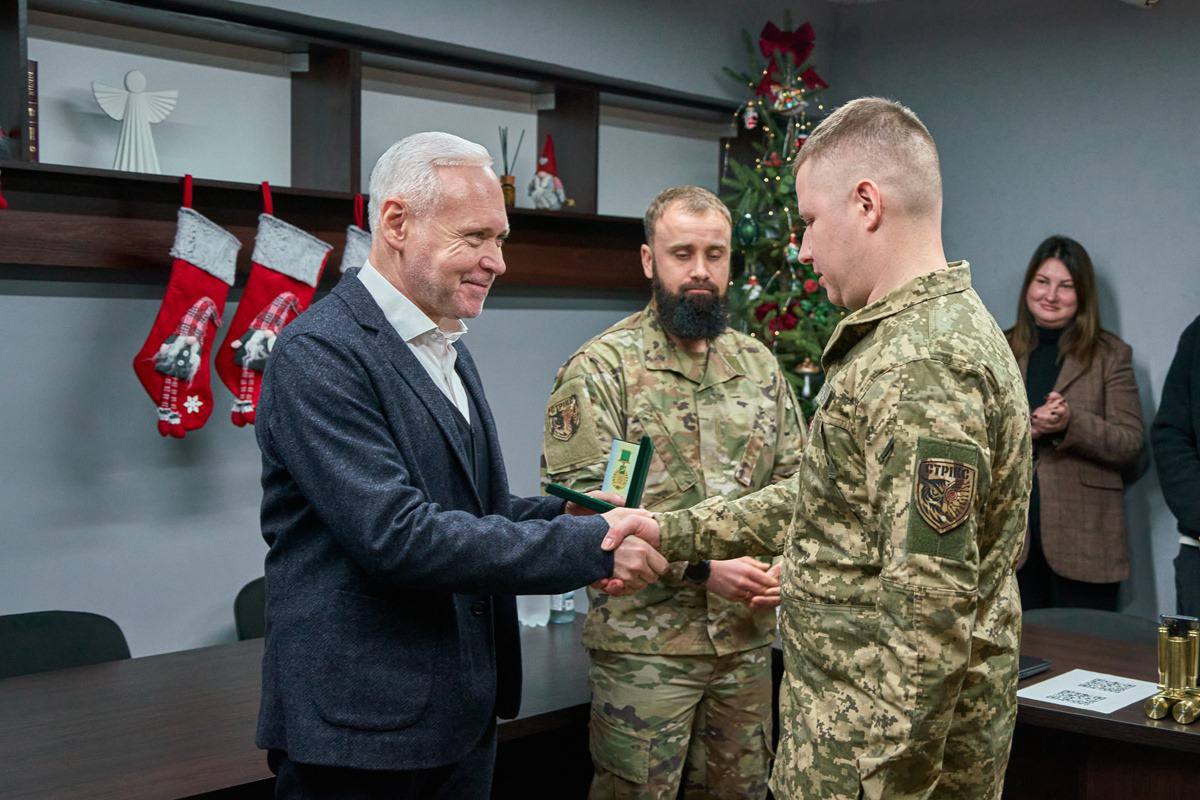 Щиро дякую вам за вашу службу і за те, що захищаєте Харків! - Ігор Терехов