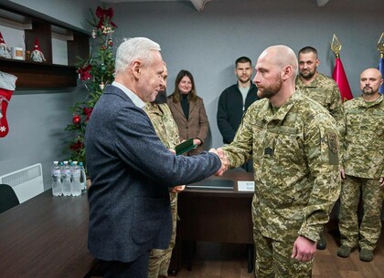 Щиро дякую вам за вашу службу і за те, що захищаєте Харків! - Ігор Терехов