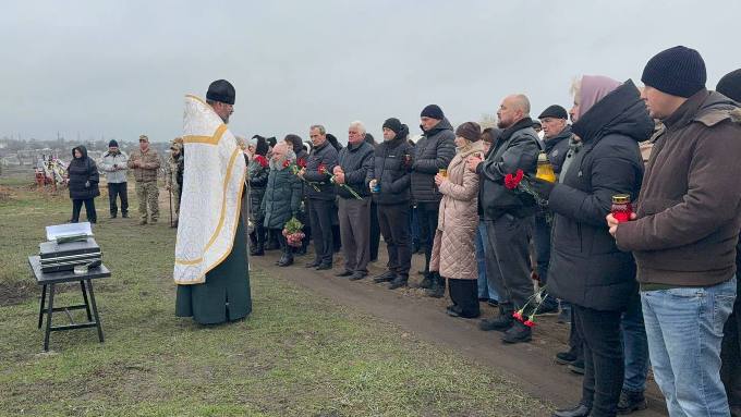 Траурна панахида в Ізюмі за 449 жертв окупації